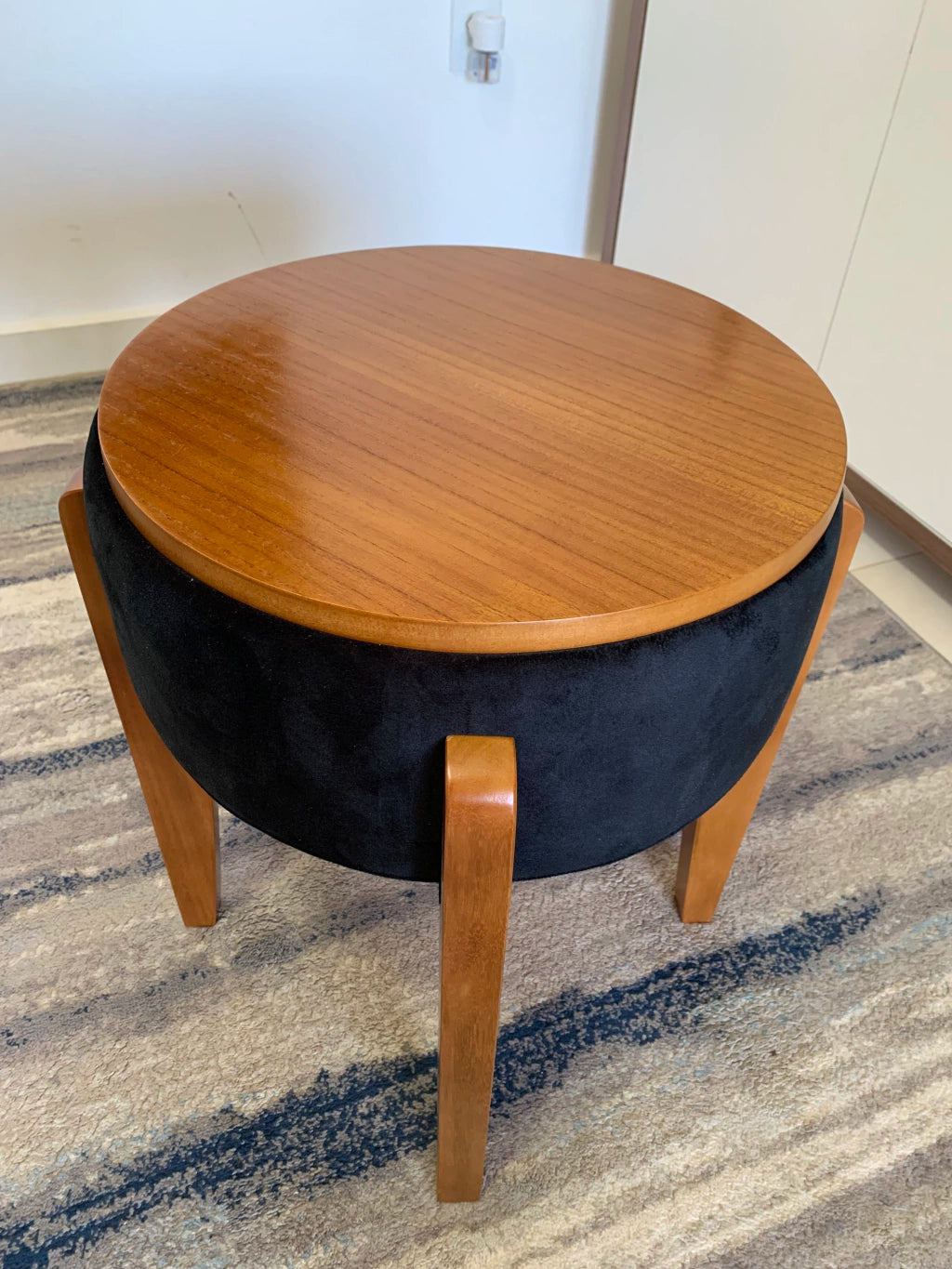 Pouf Design Réversible 2-en-1